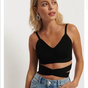 Dynamite Wrap Bralette Top